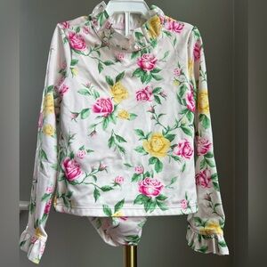 Janie & Jack Pink Floral Tankini